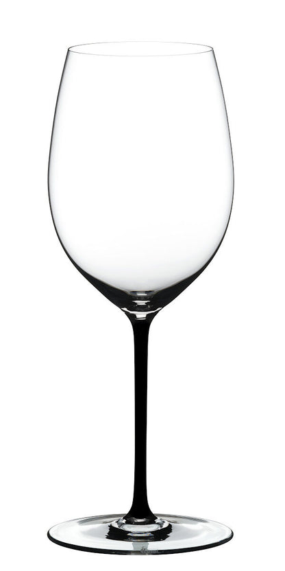 RIEDEL 4900/0B FATTO A MANO Cabernet / Merlot Weinglas - Stiel SCHWARZ