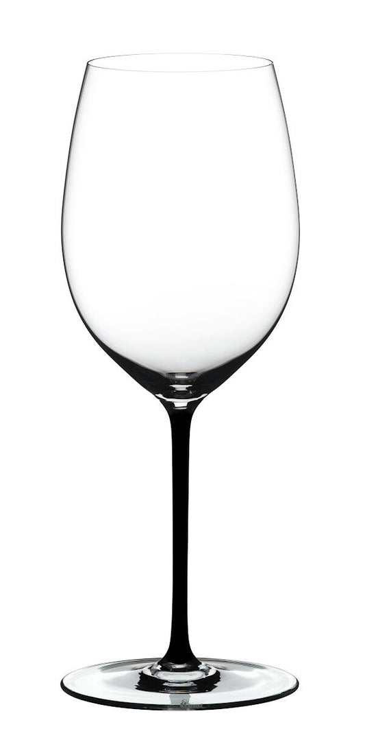 RIEDEL 4900/0B FATTO A MANO Cabernet / Merlot Weinglas - Stiel SCHWARZ