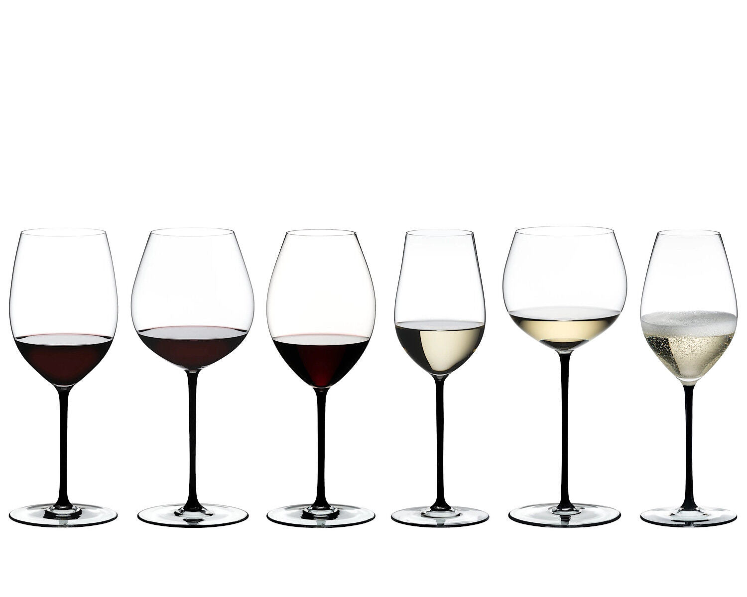 RIEDEL 4900/15B FATTO A MANO Riesling / Zinfandel Weinglas - Stiel SCHWARZ – Bild 4