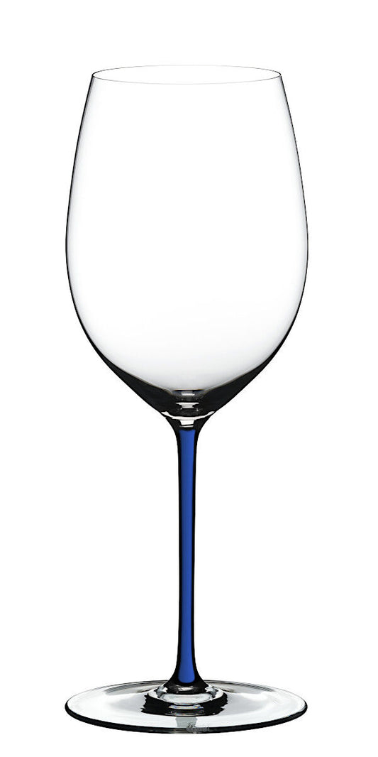 RIEDEL 4900/0D FATTO A MANO Cabernet / Merlot Weinglas - Stiel DUNKELBLAU