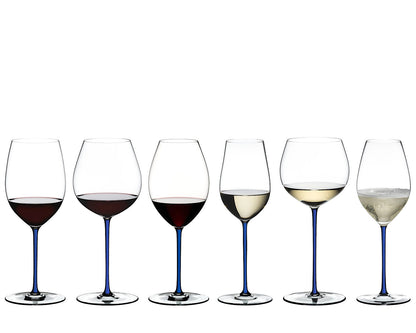 RIEDEL 4900/41D FATTO A MANO Syrah Weinglas - Stiel DUNKELBLAU – Bild 4