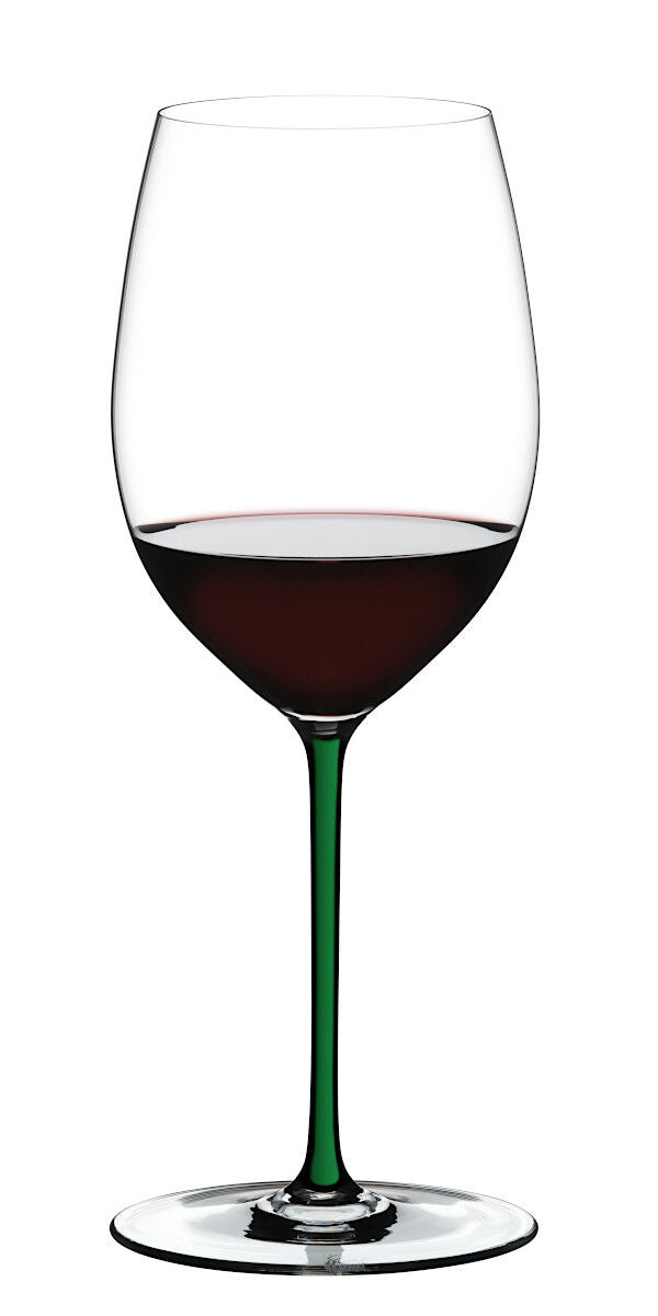 RIEDEL 4900/0G FATTO A MANO Cabernet / Merlot Weinglas - Stiel GRÜN – Bild 3