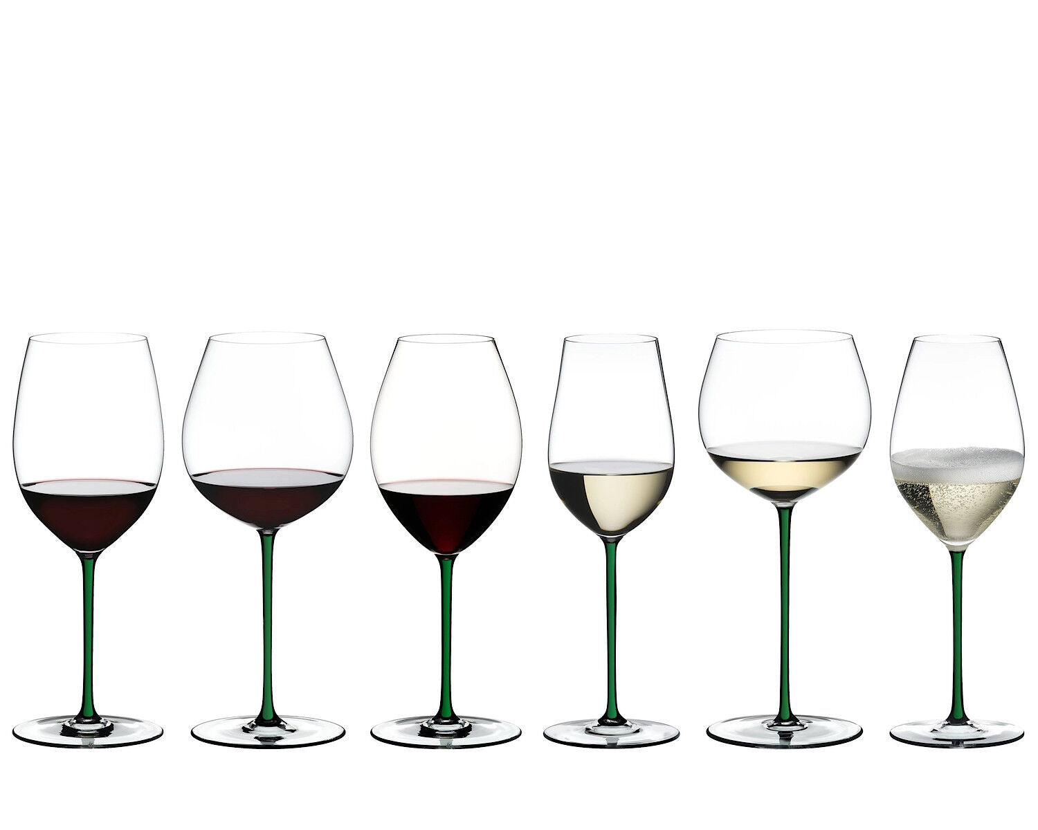 RIEDEL 4900/07G FATTO A MANO Pinot Noir Weinglas - Stiel GRÜN – Bild 5