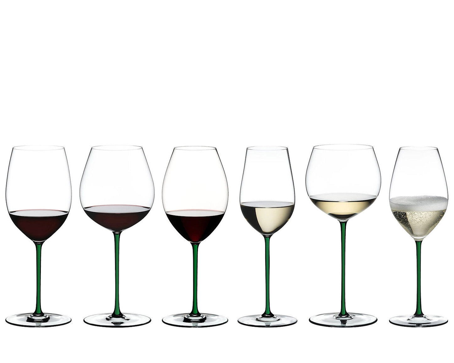 RIEDEL 4900/97G FATTO A MANO Oaked Chardonnay Weinglas - Stiel GRÜN – Bild 4