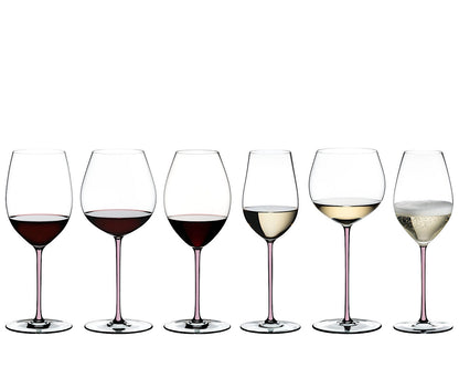 RIEDEL 4900/97P FATTO A MANO Oaked Chardonnay Weinglas - Stiel PINK – Bild 4