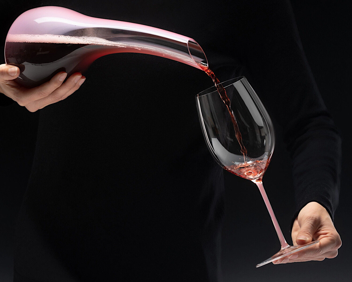 RIEDEL 4900/0P FATTO A MANO Cabernet / Merlot Weinglas - Stiel PINK – Bild 7