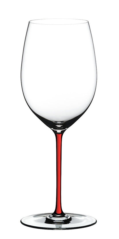 RIEDEL 4900/0R FATTO A MANO Cabernet / Merlot Weinglas - Stiel ROT