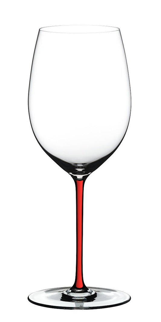 RIEDEL 4900/0R FATTO A MANO Cabernet / Merlot Weinglas - Stiel ROT