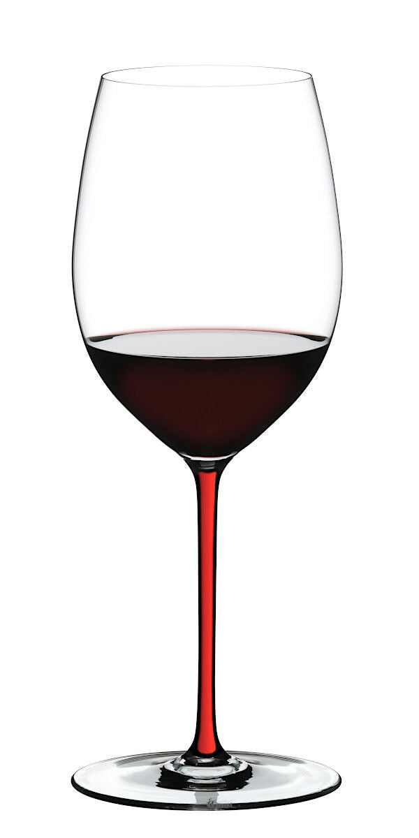 RIEDEL 4900/0R FATTO A MANO Cabernet / Merlot Weinglas - Stiel ROT – Bild 3