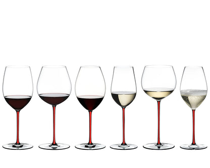 RIEDEL 4900/97R FATTO A MANO Oaked Chardonnay Weinglas - Stiel ROT – Bild 4
