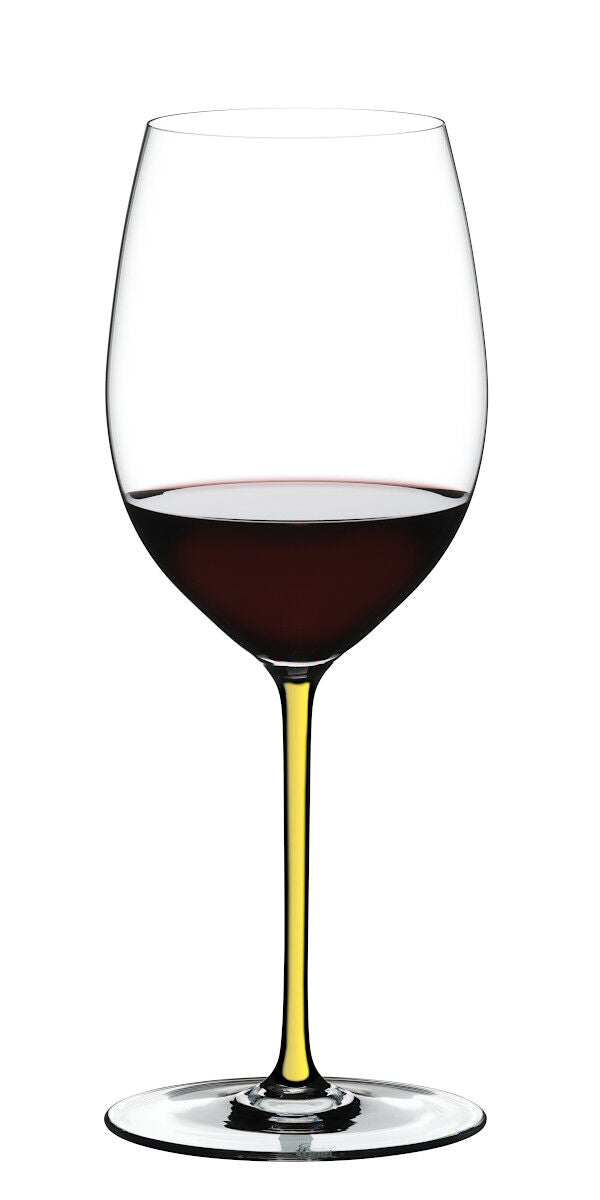 RIEDEL 4900/0Y FATTO A MANO Cabernet / Merlot Weinglas - Stiel GELB – Bild 3