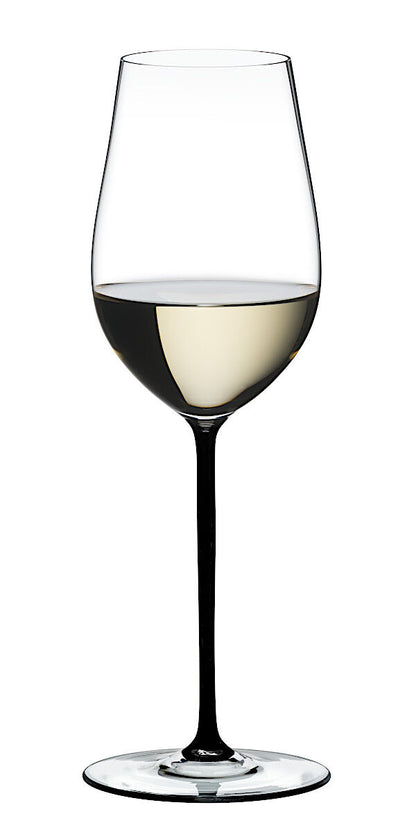RIEDEL 4900/15B FATTO A MANO Riesling / Zinfandel Weinglas - Stiel SCHWARZ – Bild 3