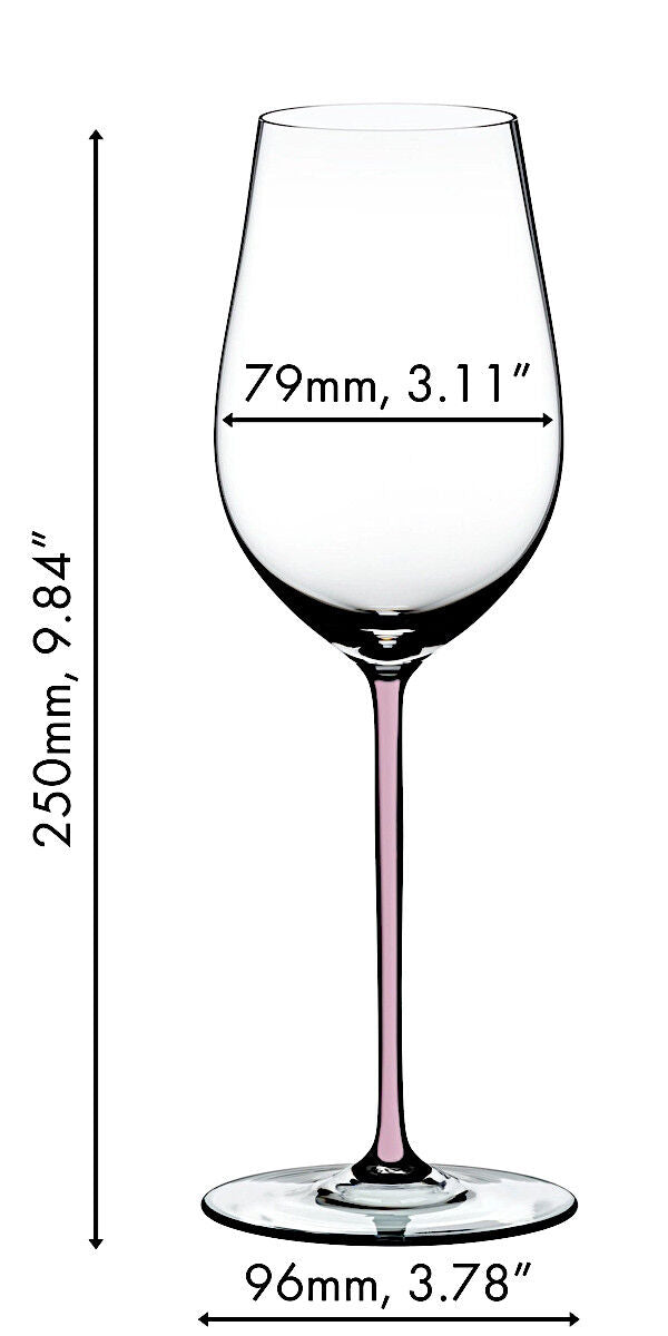 RIEDEL 4900/15P FATTO A MANO Riesling / Zinfandel Weinglas - Stiel PINK – Bild 2