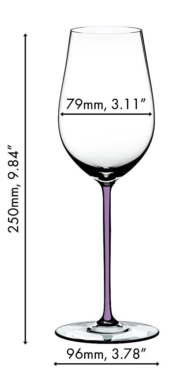 RIEDEL 4900/15V FATTO A MANO Riesling / Zinfandel Weinglas Weinglas - Stiel VIOLETT – Bild 2