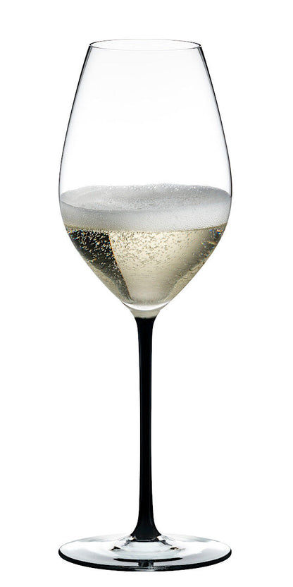 RIEDEL 4900/28B FATTO A MANO Champagner/Weinglas - Stiel SCHWARZ – Bild 3