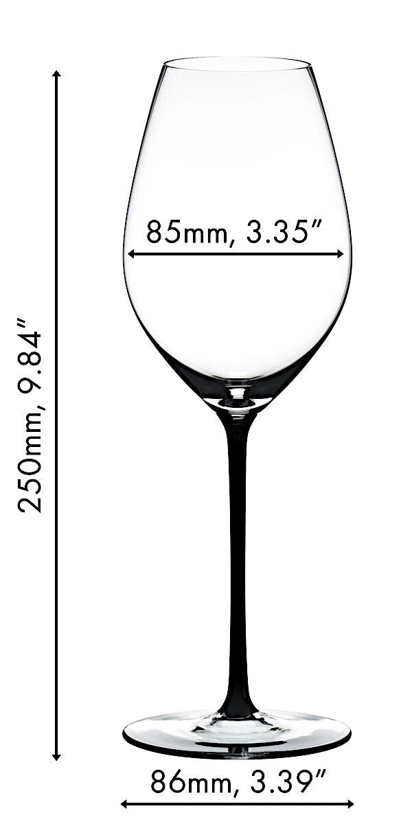 RIEDEL 4900/28B FATTO A MANO Champagner/Weinglas - Stiel SCHWARZ – Bild 2