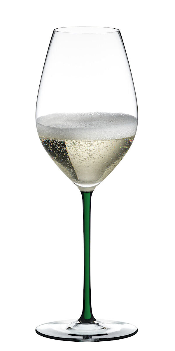 RIEDEL 4900/28G FATTO A MANO Champagner/Weinglas - Stiel GRÜN – Bild 3