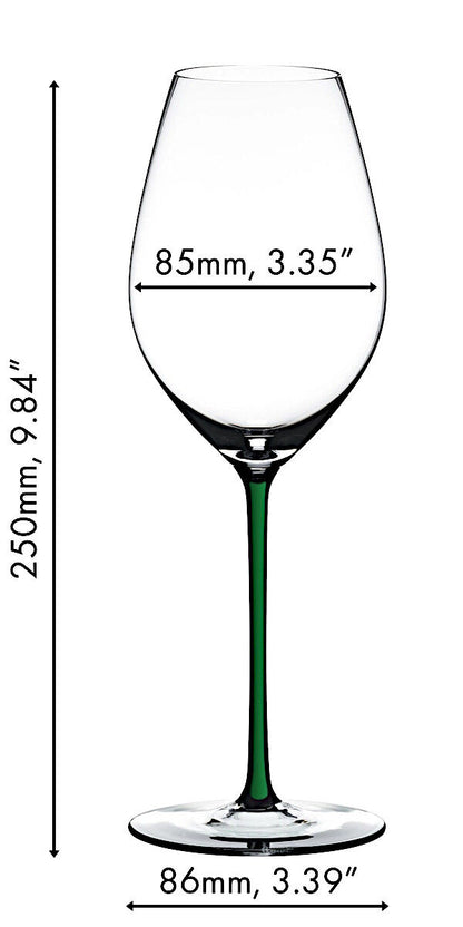 RIEDEL 4900/28G FATTO A MANO Champagner/Weinglas - Stiel GRÜN – Bild 2