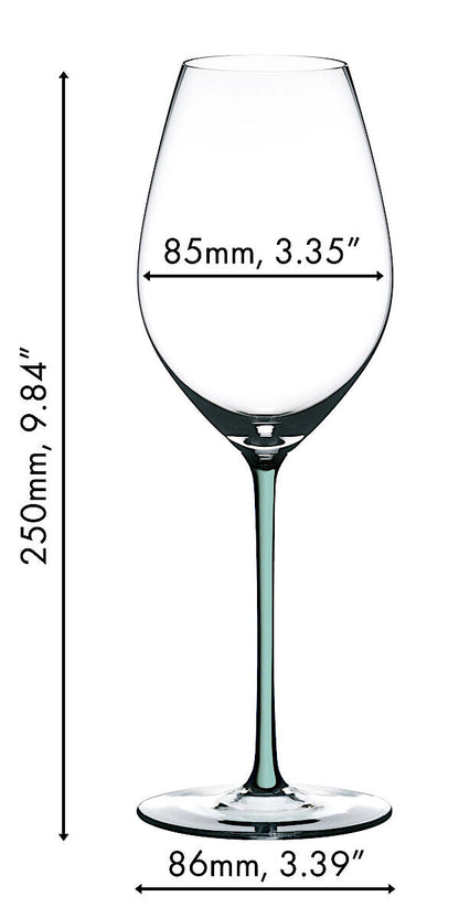 RIEDEL 4900/28M FATTO A MANO Champagner/Weinglas - Stiel MINT – Bild 2