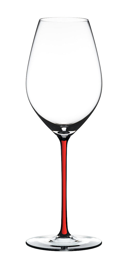 RIEDEL 4900/28R FATTO A MANO Champagner/Weinglas - Stiel ROT