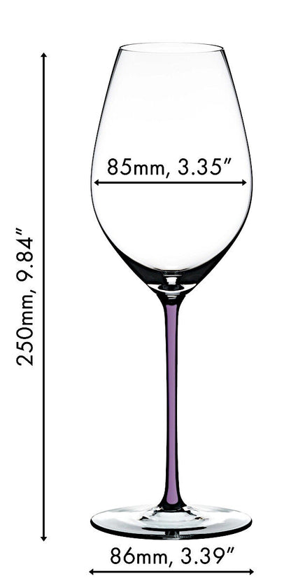 RIEDEL 4900/28V FATTO A MANO Champagner/Weinglas - Stiel VIOLETT – Bild 2