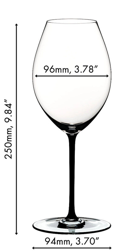 RIEDEL 4900/41B FATTO A MANO Syrah Weinglas - Stiel SCHWARZ – Bild 2