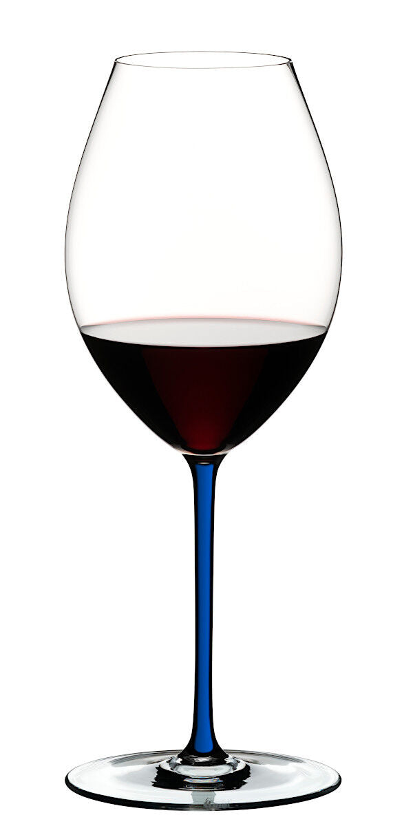 RIEDEL 4900/41D FATTO A MANO Syrah Weinglas - Stiel DUNKELBLAU – Bild 3