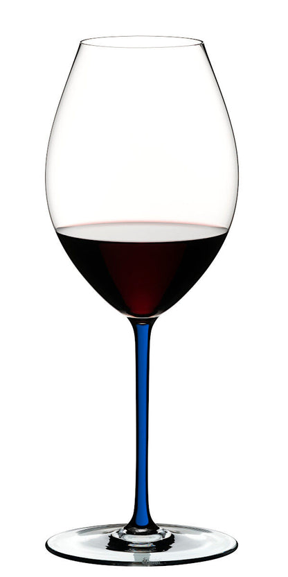 RIEDEL 4900/41D FATTO A MANO Syrah Weinglas - Stiel DUNKELBLAU – Bild 3