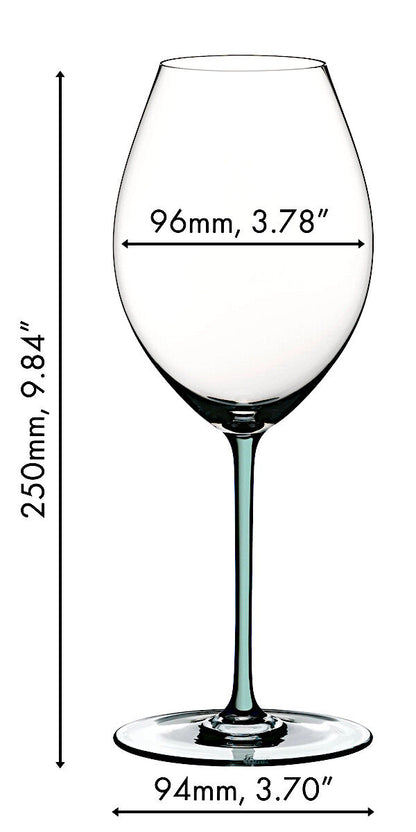 RIEDEL 4900/41M FATTO A MANO Syrah Weinglas - Stiel MINT – Bild 2