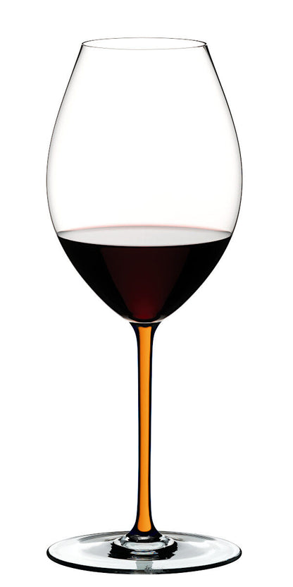 RIEDEL 4900/41O FATTO A MANO Syrah Weinglas - Stiel ORANGE – Bild 3