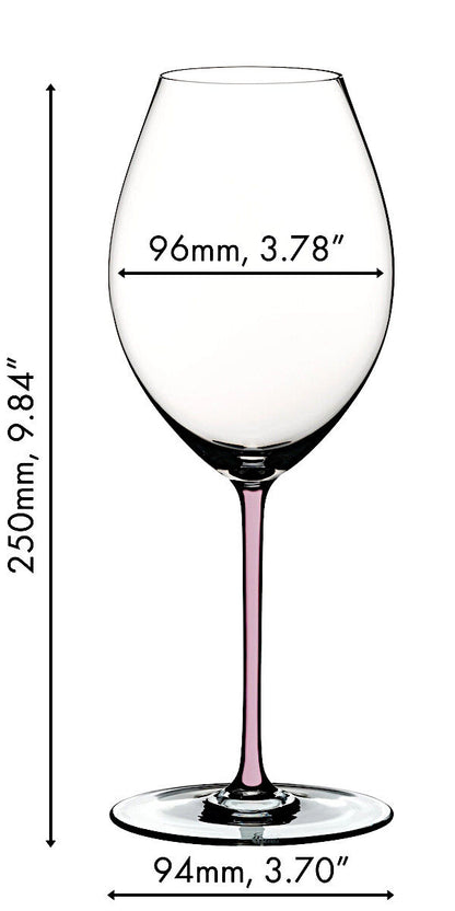 RIEDEL 4900/41P FATTO A MANO Syrah Weinglas - Stiel PINK – Bild 2