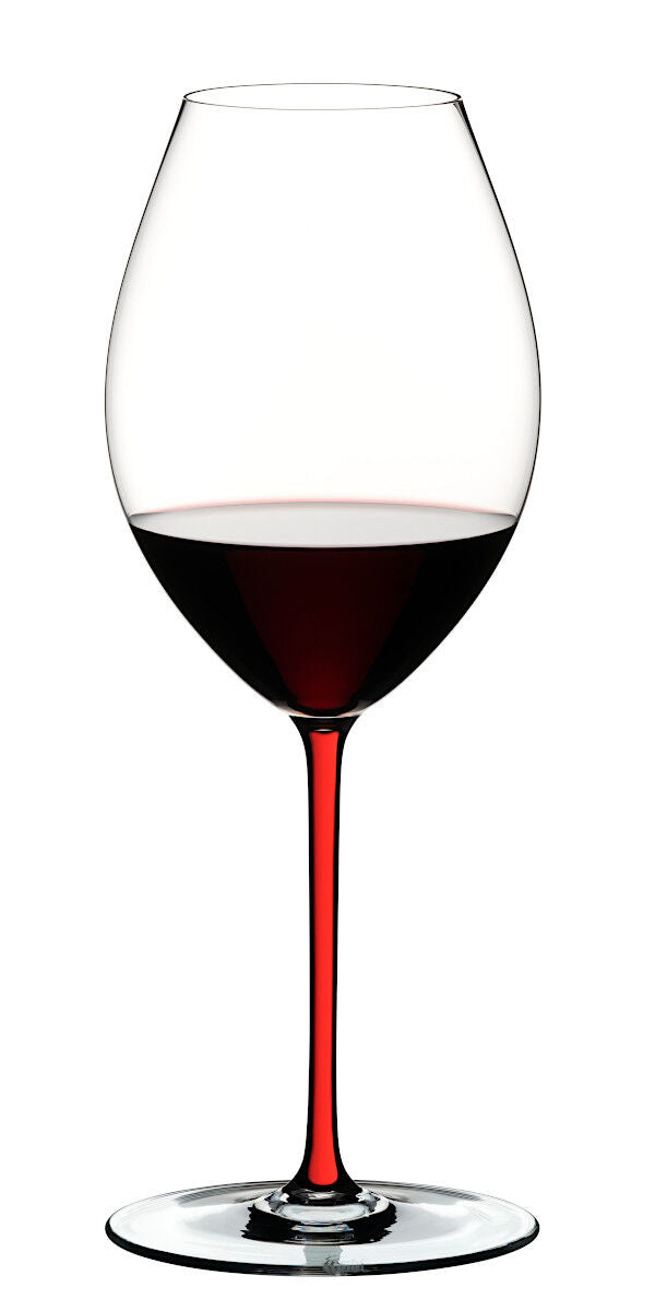 RIEDEL 4900/41R FATTO A MANO Syrah Weinglas - Stiel ROT – Bild 3