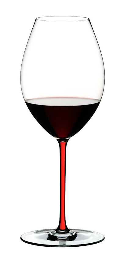 RIEDEL 4900/41R FATTO A MANO Syrah Weinglas - Stiel ROT – Bild 3