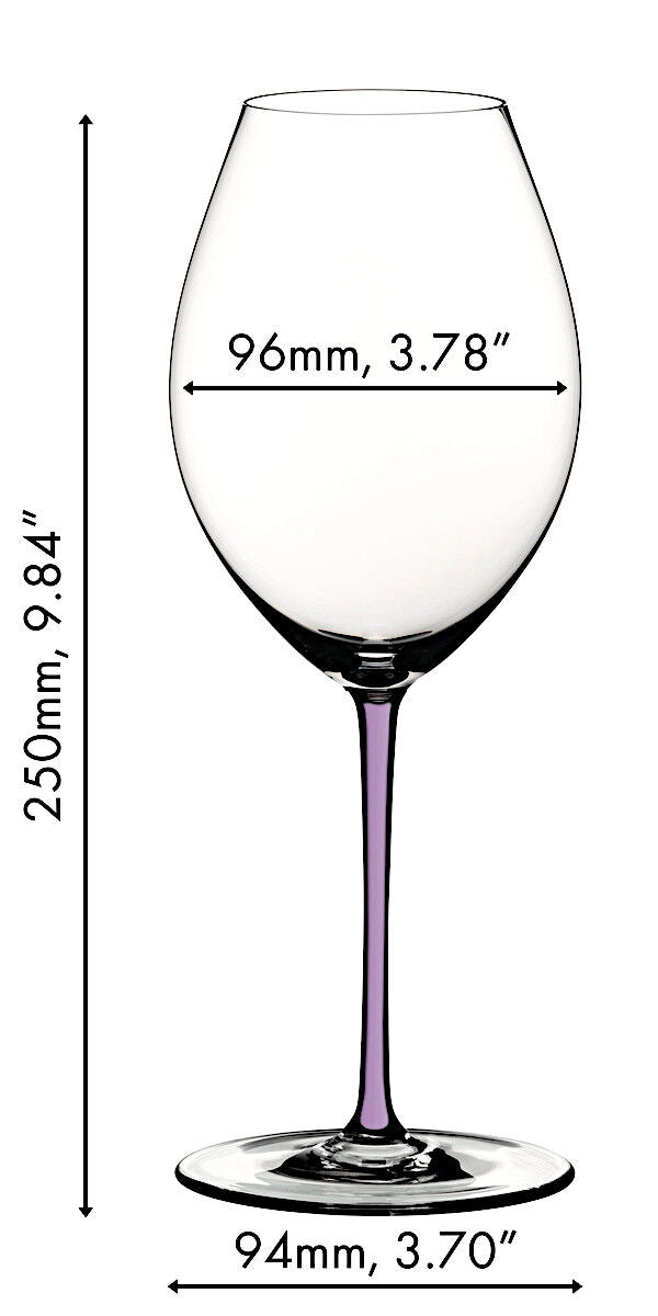 RIEDEL 4900/41V FATTO A MANO Syrah Weinglas - Stiel VIOLETT – Bild 2