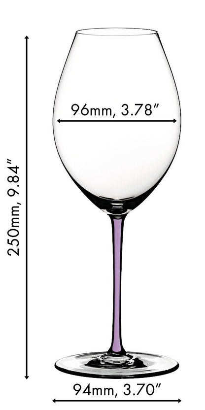 RIEDEL 4900/41V FATTO A MANO Syrah Weinglas - Stiel VIOLETT – Bild 2