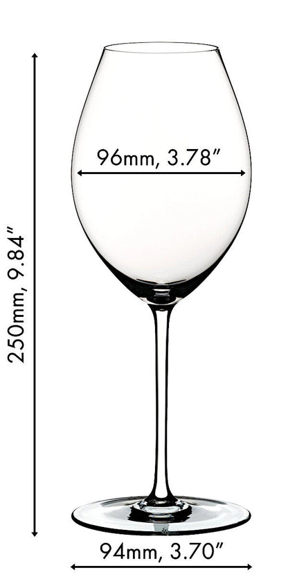 RIEDEL 4900/41W FATTO A MANO Syrah Weinglas - Stiel WEISS – Bild 2