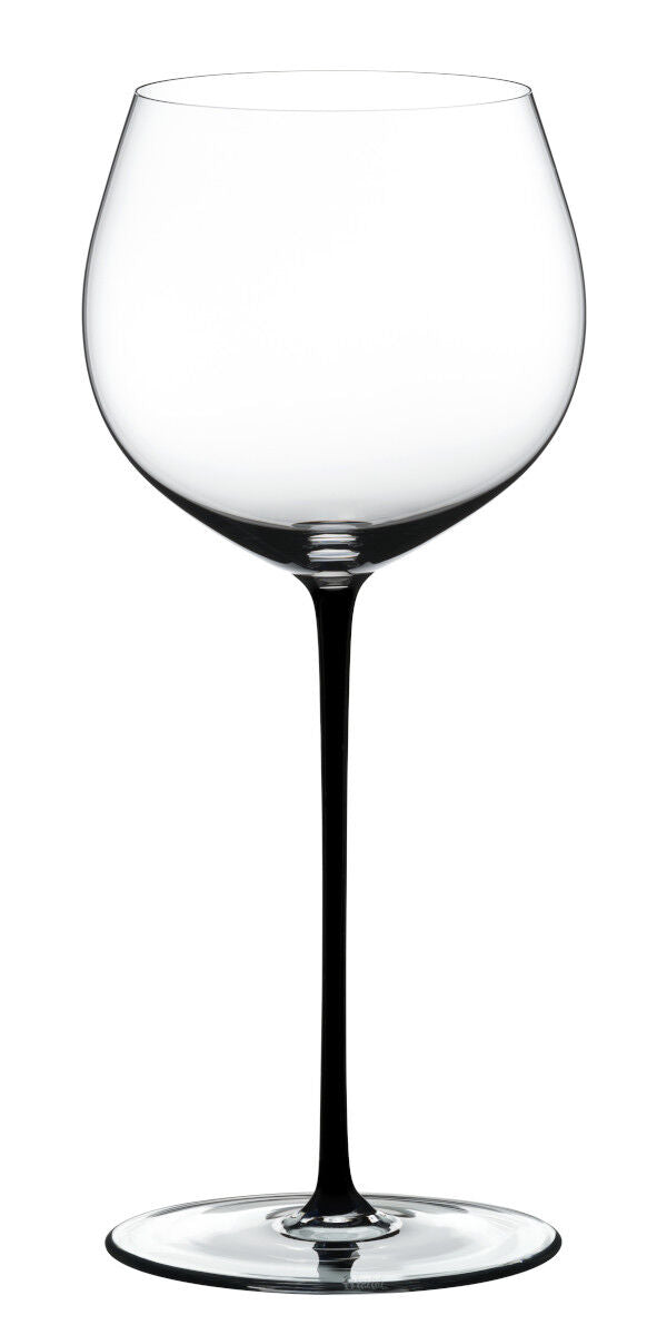 RIEDEL 4900/97B FATTO A MANO Oaked Chardonnay Weinglas - Stiel SCHWARZ