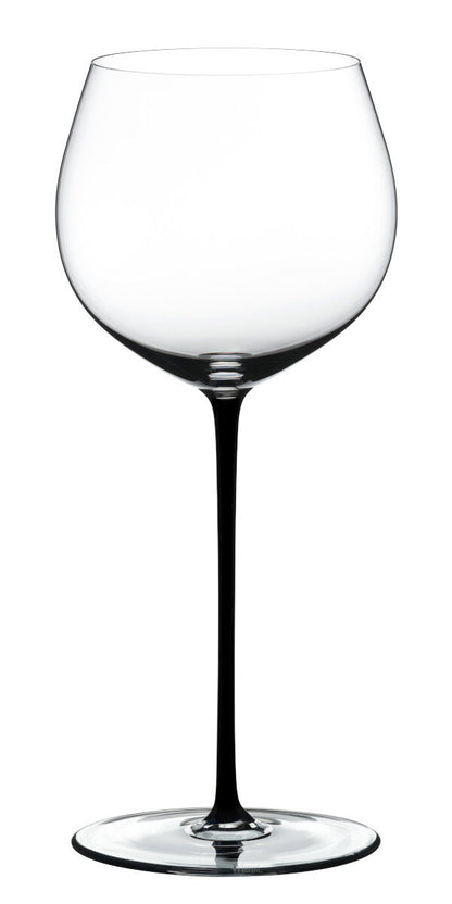 RIEDEL 4900/97B FATTO A MANO Oaked Chardonnay Weinglas - Stiel SCHWARZ