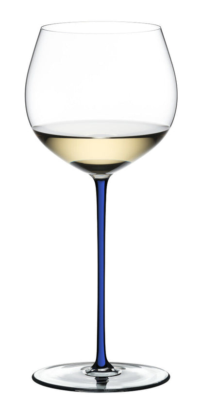 RIEDEL 4900/97D FATTO A MANO Oaked Chardonnay Weinglas - Stiel DUNKELBLAU – Bild 3