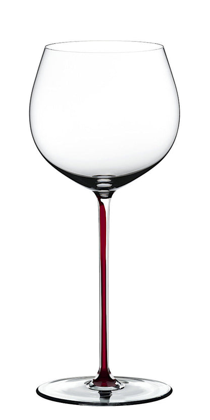 RIEDEL 4900/97DR FATTO A MANO Oaked Chardonnay Weinglas - Stiel DRACHENROT