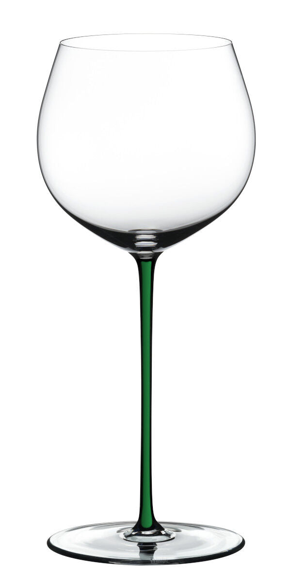 RIEDEL 4900/97G FATTO A MANO Oaked Chardonnay Weinglas - Stiel GRÜN