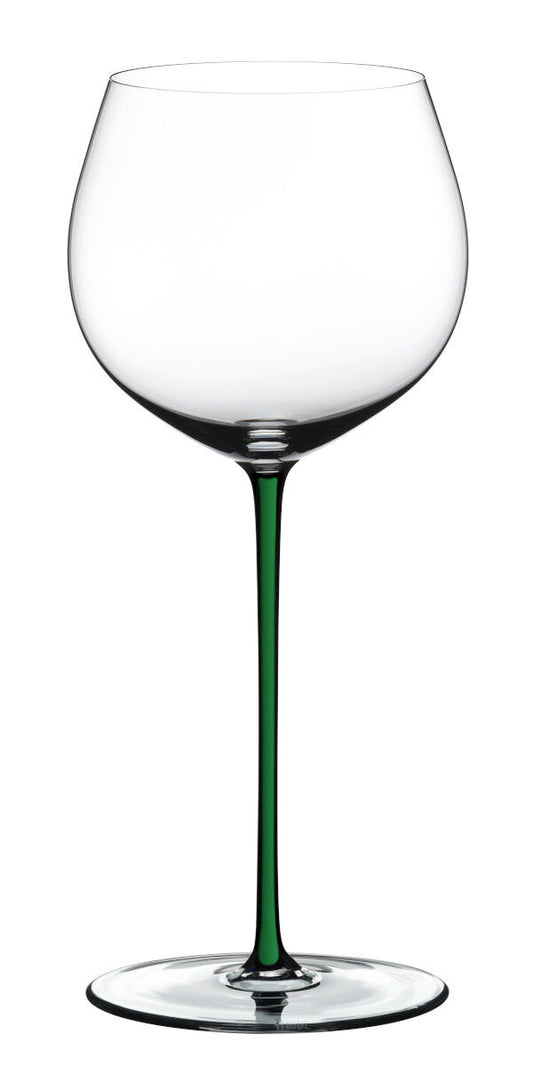 RIEDEL 4900/97G FATTO A MANO Oaked Chardonnay Weinglas - Stiel GRÜN