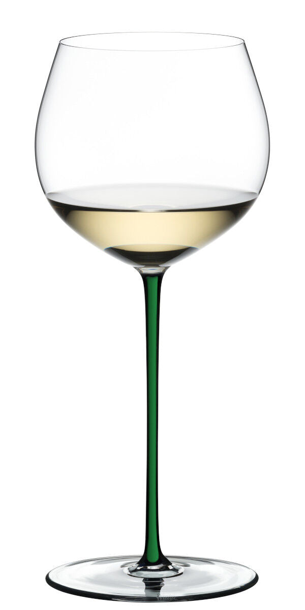 RIEDEL 4900/97G FATTO A MANO Oaked Chardonnay Weinglas - Stiel GRÜN – Bild 3