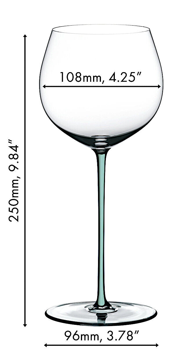 RIEDEL 4900/97M FATTO A MANO Oaked Chardonnay Weinglas - Stiel MINT – Bild 2
