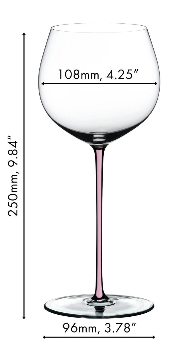 RIEDEL 4900/97P FATTO A MANO Oaked Chardonnay Weinglas - Stiel PINK – Bild 2