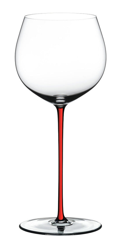 RIEDEL 4900/97R FATTO A MANO Oaked Chardonnay Weinglas - Stiel ROT
