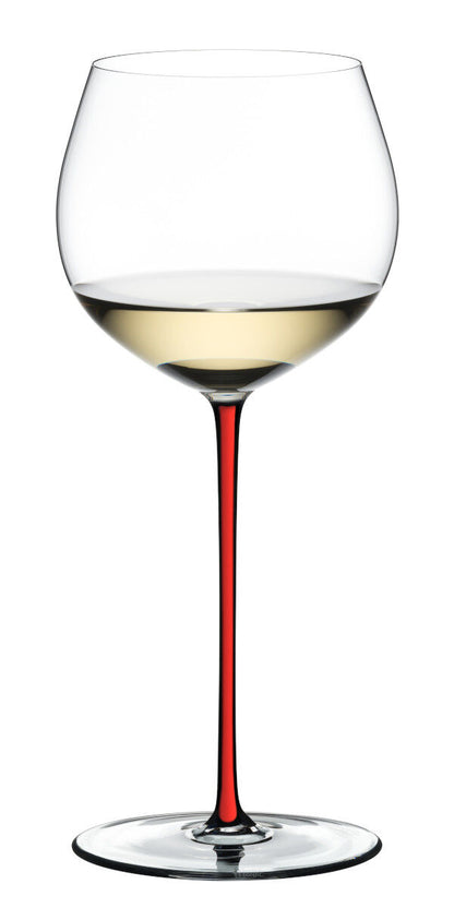 RIEDEL 4900/97R FATTO A MANO Oaked Chardonnay Weinglas - Stiel ROT – Bild 3