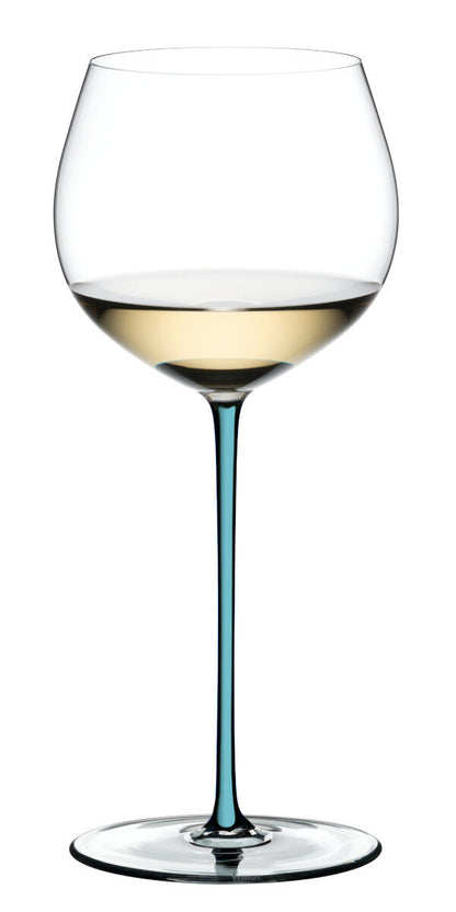 RIEDEL 4900/97T FATTO A MANO Oaked Chardonnay Weinglas - Stiel TÜRKIS – Bild 3