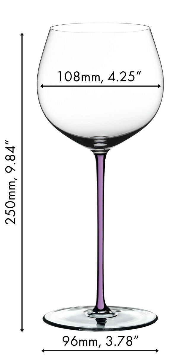 RIEDEL 4900/97V FATTO A MANO Oaked Chardonnay Weinglas - Stiel VIOLETT – Bild 2