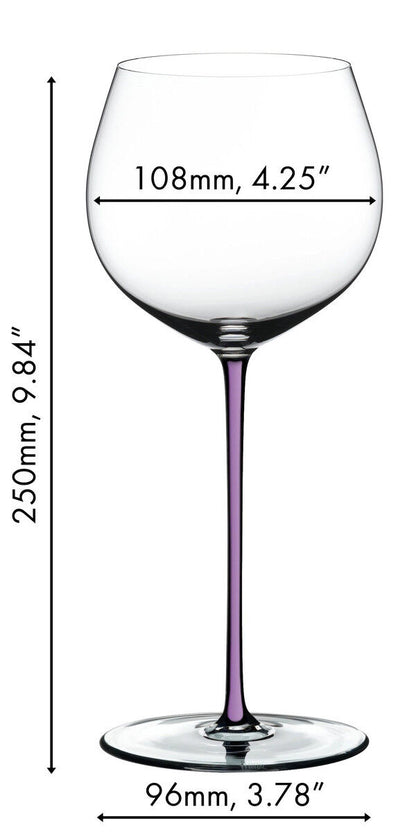 RIEDEL 4900/97V FATTO A MANO Oaked Chardonnay Weinglas - Stiel VIOLETT – Bild 2